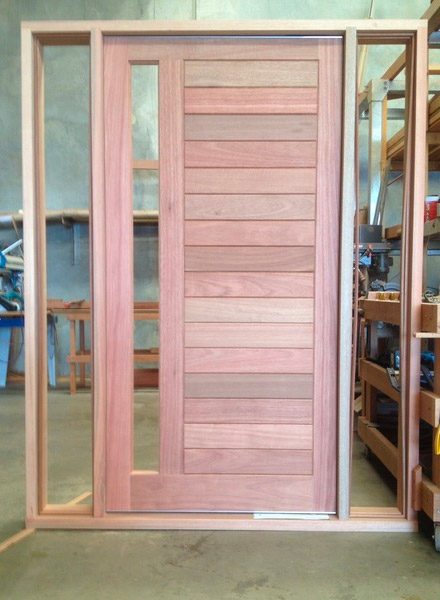 timber door in factory